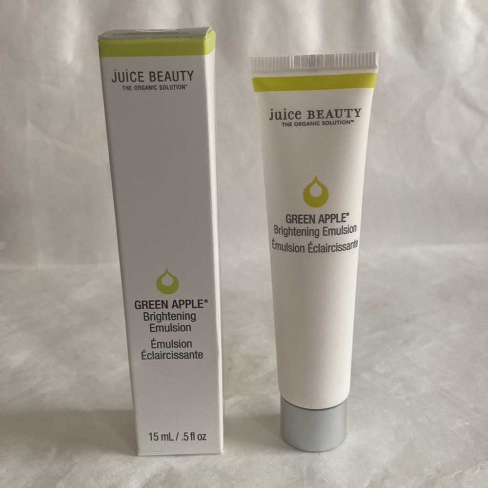 JUICE BEAUTY Green Apple Brightening Emulsion Moisturizer 0.5oz NIB